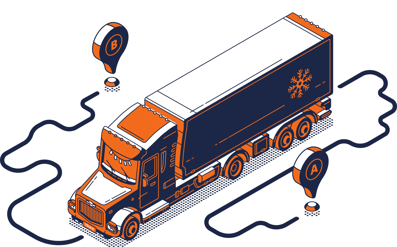 Delivery person with package